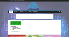 Desktop Screenshot of listenradios.com