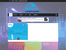 Tablet Screenshot of listenradios.com
