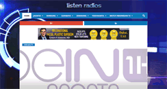 Desktop Screenshot of indonesia.listenradios.com